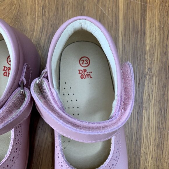 DPAM Pink Mary Jane Shoes Girls 7 23 Classic Ankle Boots NEW European Shoe NIB - Picture 7 of 8